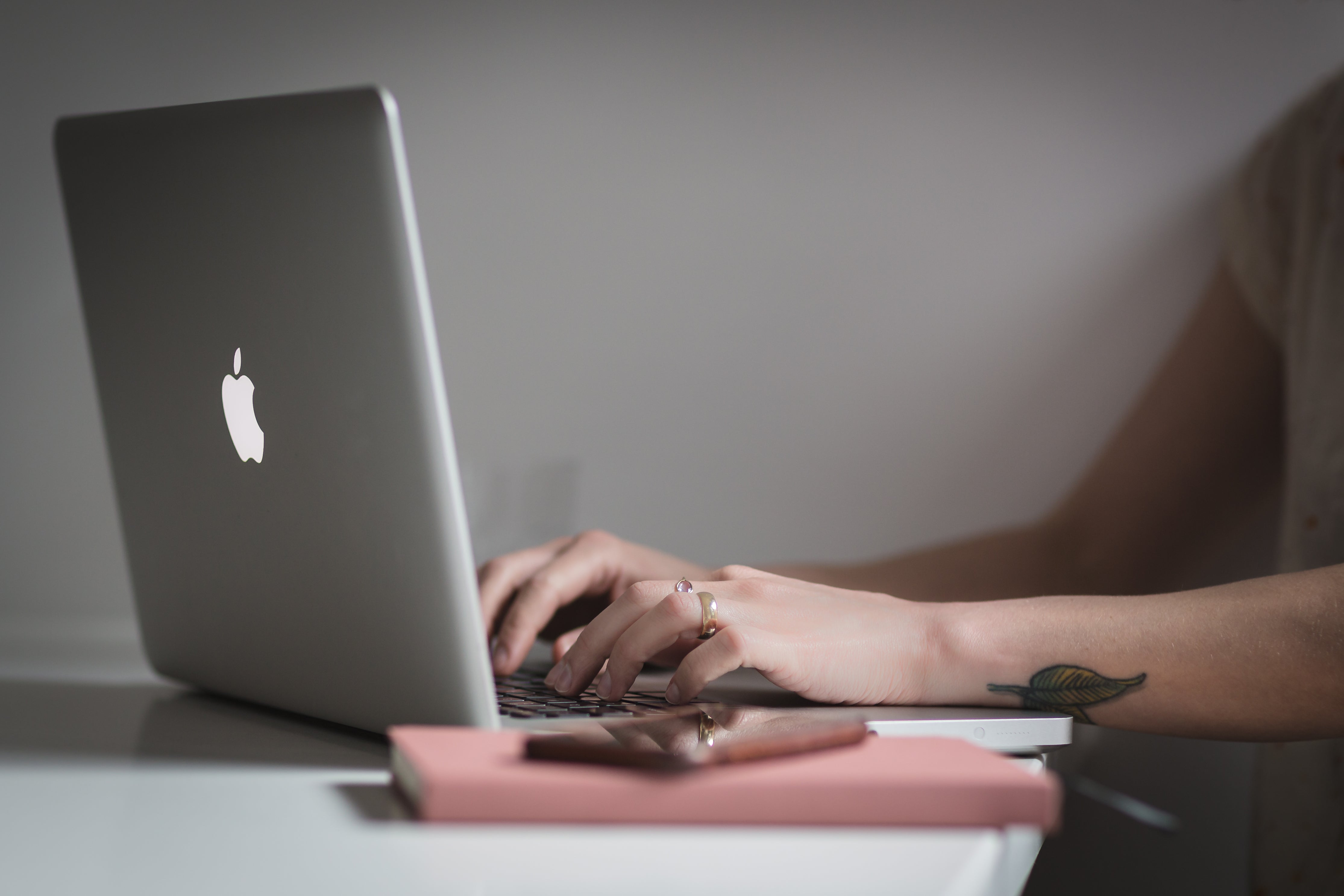 Freelancer Typing On Keyboard Photo