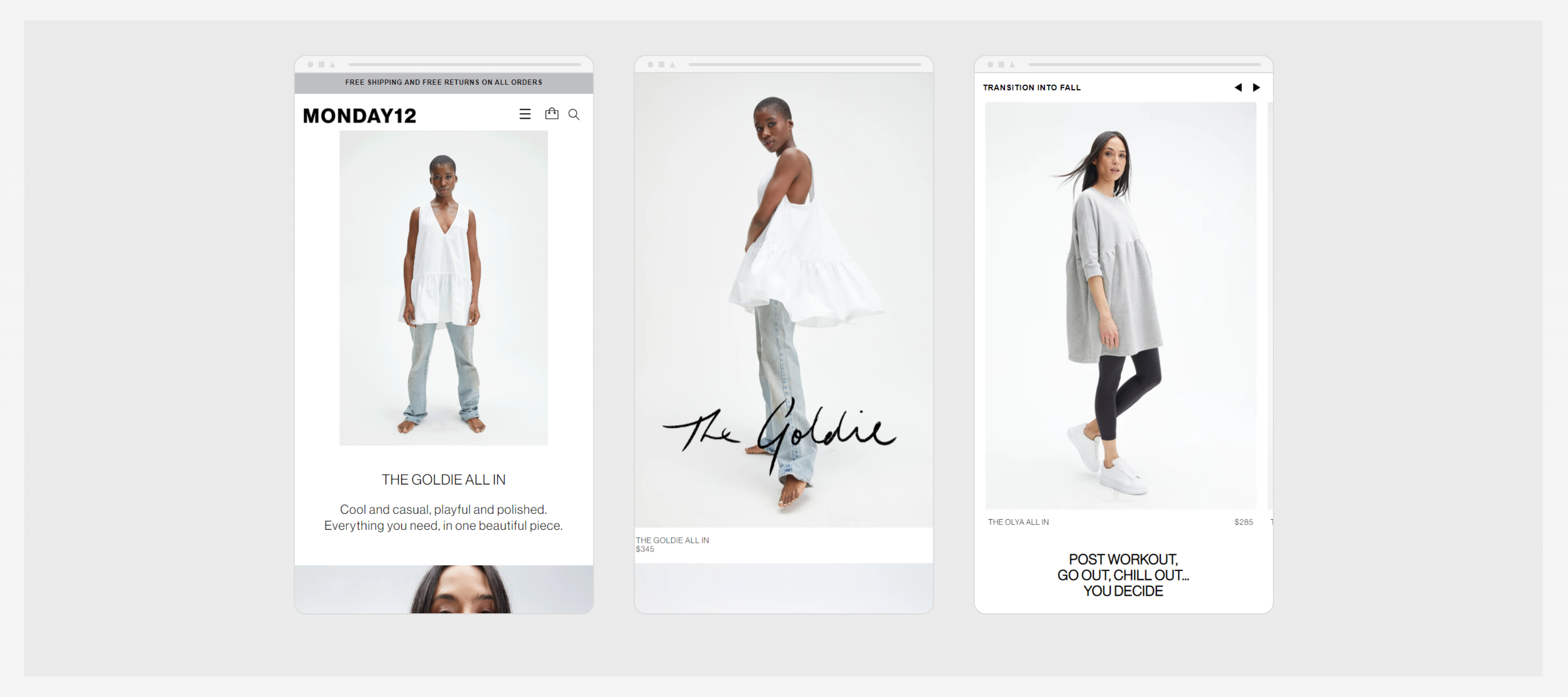 Monday 12 mobile website layout
