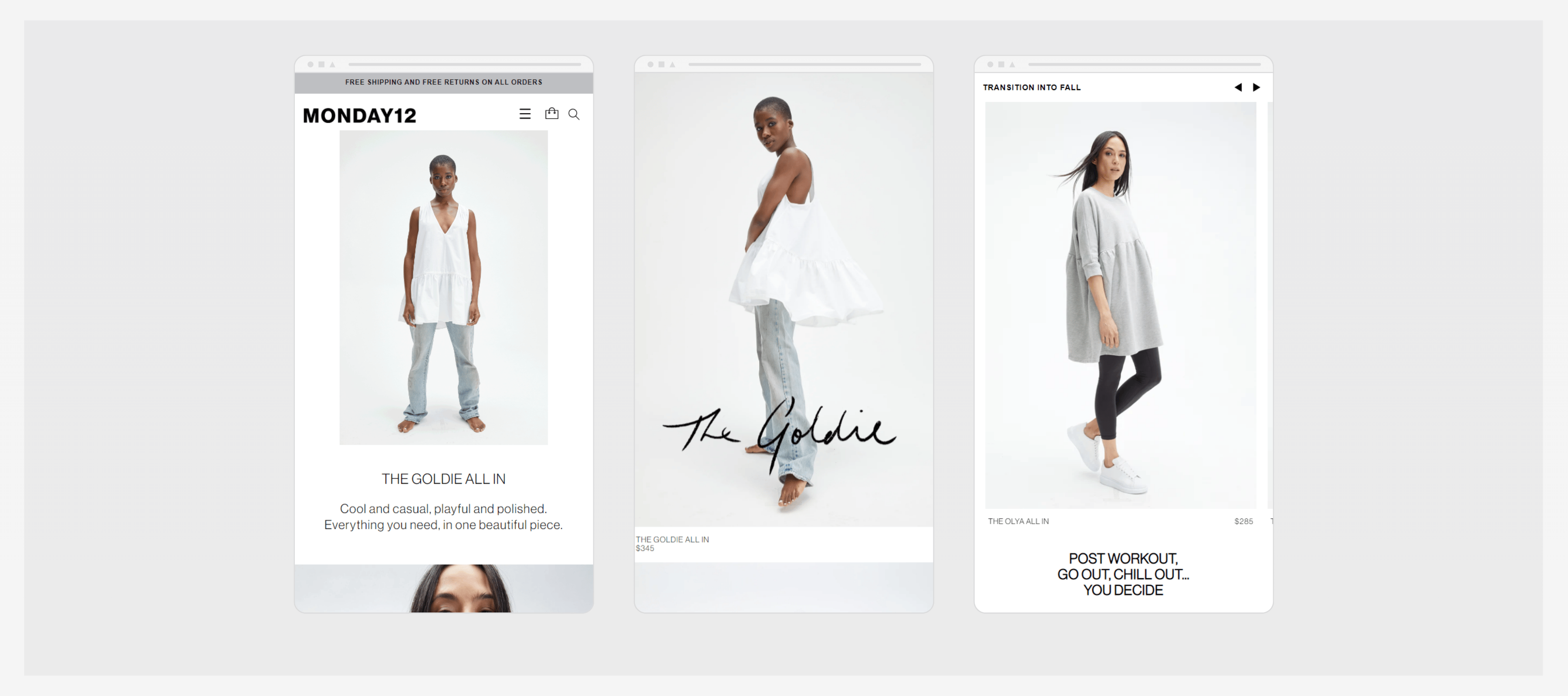 Monday 12 mobile website layout