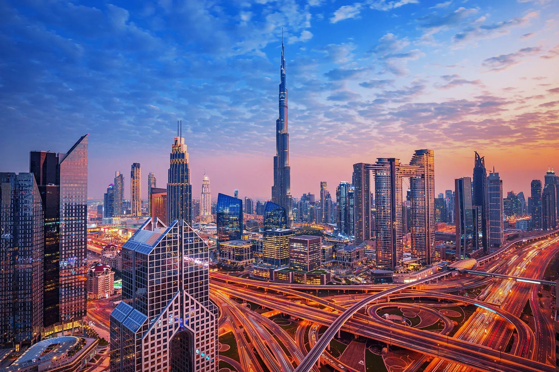 UAE city skyline