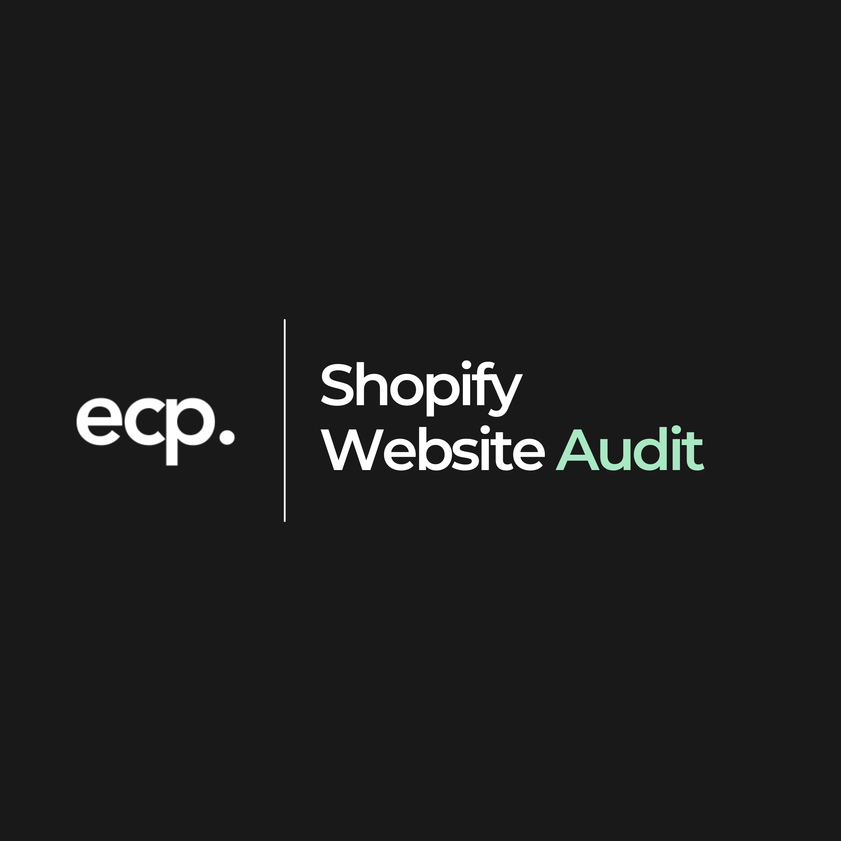 Ecommerce Pro OÜ Shopify Website Audit (Basic)