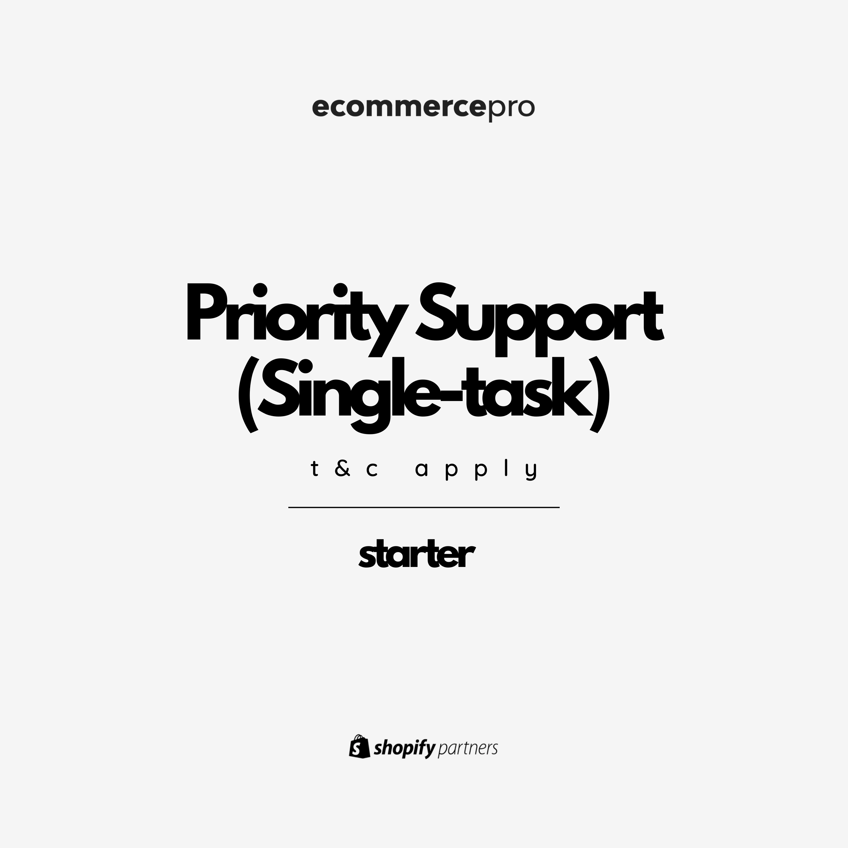 Single Shopify Task (starter)
